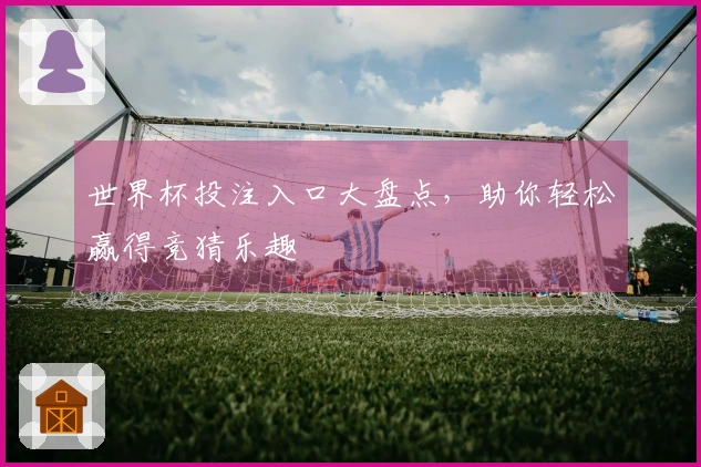 世界杯投注入口大盘点，助你轻松赢得竞猜乐趣
