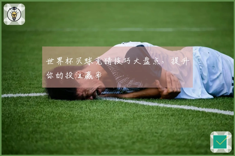 世界杯买球竞猜技巧大盘点，提升你的投注赢率